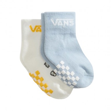 VANS CLASSIC INF CREW SOCKS 2-PACK SOFT SLATE