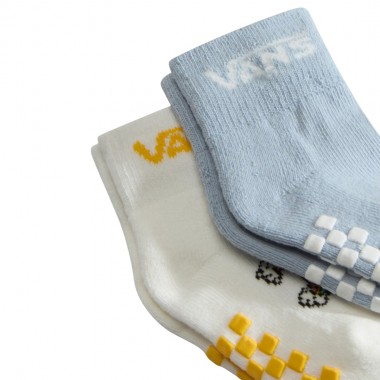 VANS CLASSIC INF CREW SOCKS 2-PACK SOFT SLATE