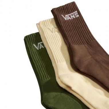 VANS CLASSIC CREW SOCKS 3-PACK GREEN BALSAM