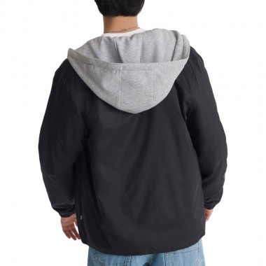 VANS TORREY HOODED COACHES JACKET BLACK
