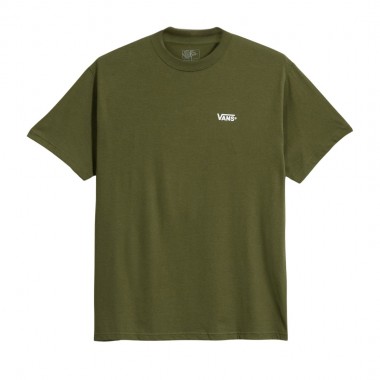 VANS NEW LEFT CHEST TEE GREEN BALSAM