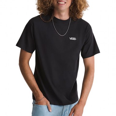 VANS NEW LEFT CHEST TEE BLACK/WHITE