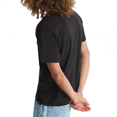 VANS NEW LEFT CHEST TEE BLACK/WHITE