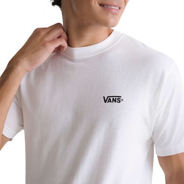 VANS NEW LEFT CHEST TEE WHITE/BLACK