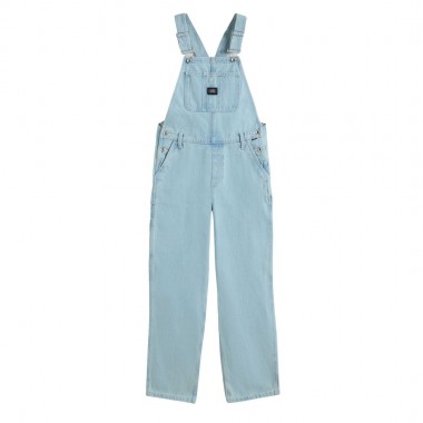 VANS CHORE W DENIM OVERALL LIGHT STONEWASH