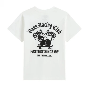VANS CAT CLUB K TEE WHITE