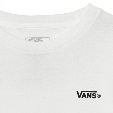 VANS LEFT CHEST K TEE WHITE