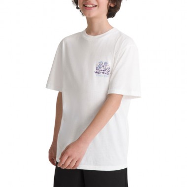 VANS CHECKER BROS K TEE WHITE