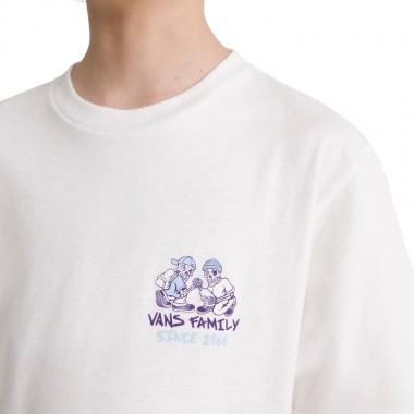 VANS CHECKER BROS K TEE WHITE