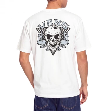 VANS BLAZE HEAD TEE WHITE