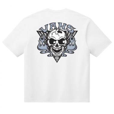 VANS BLAZE HEAD TEE WHITE