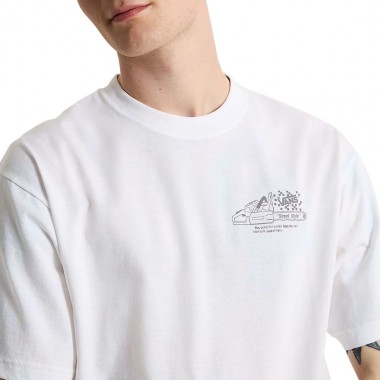 VANS DIRT TRIP TEE WHITE