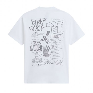 VANS DIRT TRIP TEE WHITE