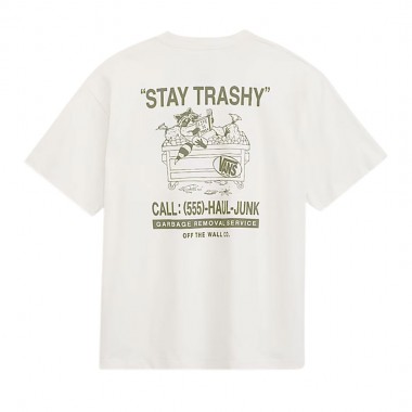 VANS TRASHY TEE MARSHMALLOW