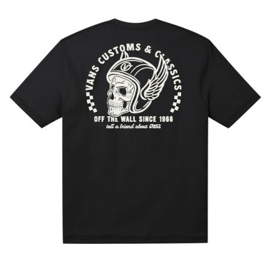 VANS CUSTOMS AND CLASSICS TEE BLACK