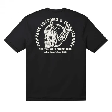 VANS CUSTOMS AND CLASSICS TEE BLACK