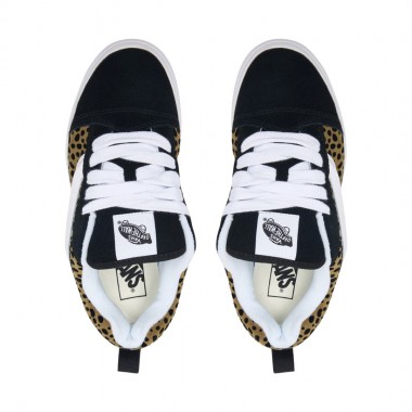 VANS KNU SKOOL W PLATFORM SHOES OLIVE BROWN/BLACK