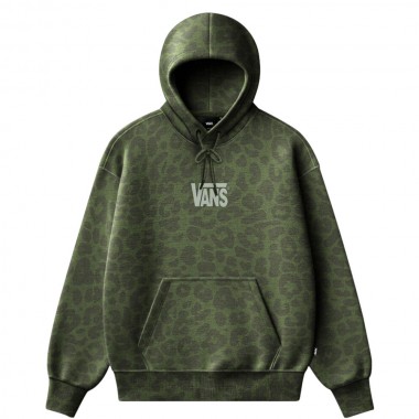 VANS TONAL PRINT HOODIE GREEN BALSAM