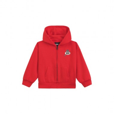 VANS DUMPSTER RACCOON K ZIP HOODIE RACING RED
