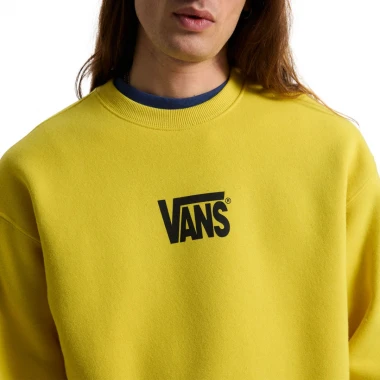 VANS STRETCH LOGO CREWNECK DUSTY GOLD