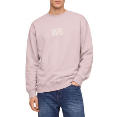 VANS STRETCH LOGO CREWNECK PALE PETAL