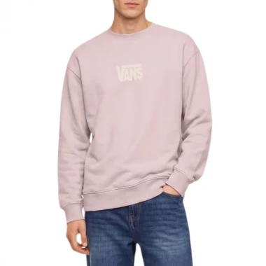 VANS STRETCH LOGO CREWNECK PALE PETAL