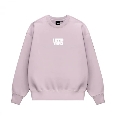 VANS STRETCH LOGO CREWNECK PALE PETAL