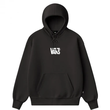 VANS STRETCH LOGO HOODIE BLACK/WHITE