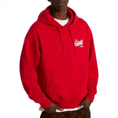 VANS CABALLERO HOODIE RACING RED