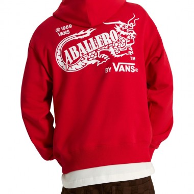 VANS CABALLERO HOODIE RACING RED