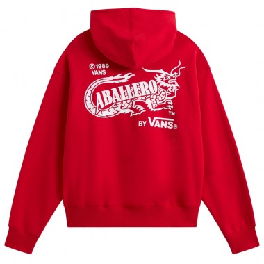 VANS CABALLERO HOODIE RACING RED