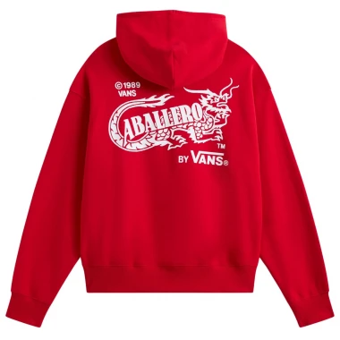 VANS CABALLERO HOODIE RACING RED