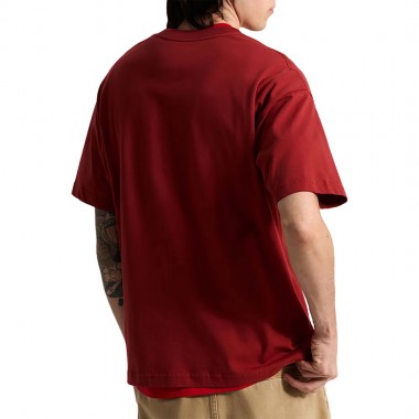 VANS LEFT CHEST II LOOSE TEE POPPY EMBER