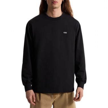 VANS LEFT CHEST II LOOSE LS TEE BLACK