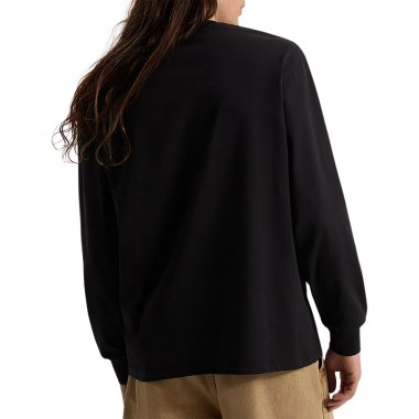 VANS LEFT CHEST II LOOSE LS TEE BLACK