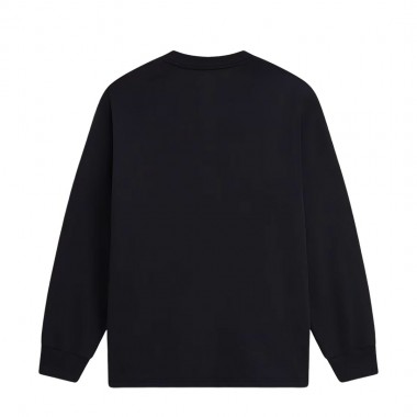 VANS LEFT CHEST II LOOSE LS TEE BLACK