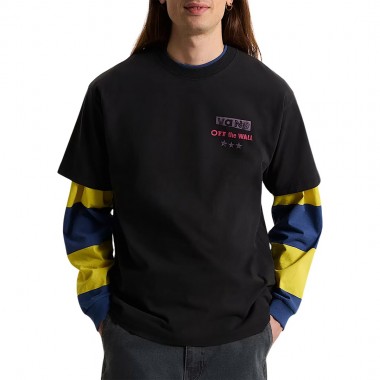 VANS DISTORTED REALITY TEE BLACK
