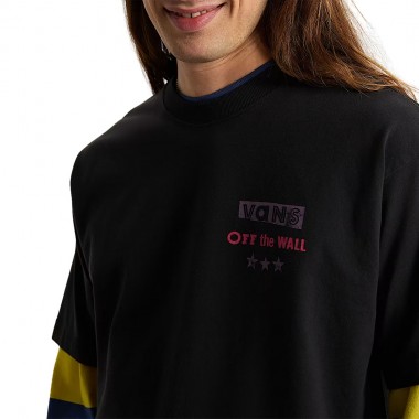 VANS DISTORTED REALITY TEE BLACK