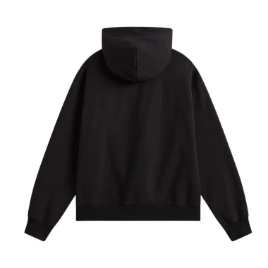 VANS LEFT CHEST ZIP HOODIE BLACK