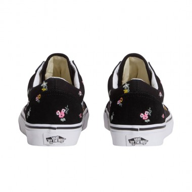 VANS OLD SKOOL FLORAL EMBROIDERY W SHOES BLACK/PINK