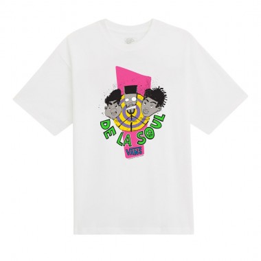 VANS DE LA SOUL PLUGS TEE WHITE