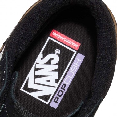 VANS SKATE SK8-HI SHOES BLACK/GUM/WHITE