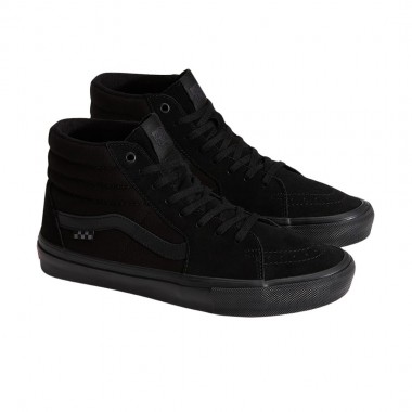 VANS SKATE SK8-HI SHOES BLACK/BLACK