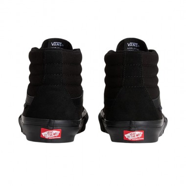 VANS SKATE SK8-HI SHOES BLACK/BLACK
