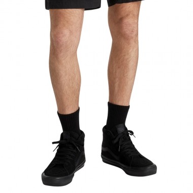 VANS SKATE SK8-HI SHOES BLACK/BLACK