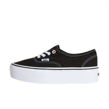 VANS AUTHENTIC PLATFORM W SHOES BLACK/TRUE WHITE