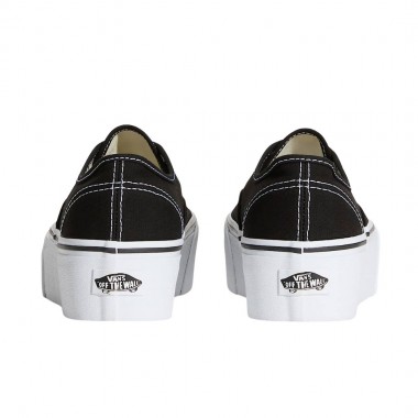 VANS AUTHENTIC PLATFORM W SHOES BLACK/TRUE WHITE