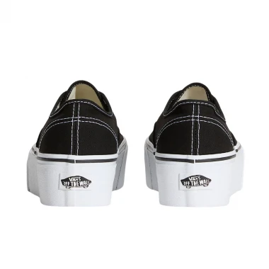 VANS AUTHENTIC PLATFORM W SHOES BLACK/TRUE WHITE