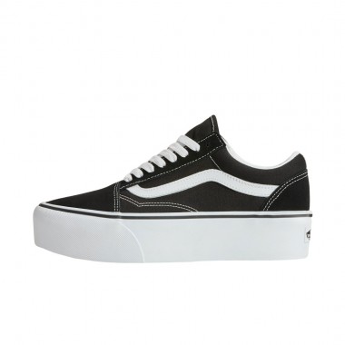 VANS OLD SKOOL PLATFORM W SHOES BLACK/TRUE WHIT