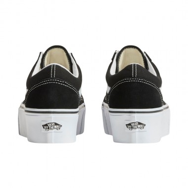 VANS OLD SKOOL PLATFORM W SHOES BLACK/TRUE WHIT